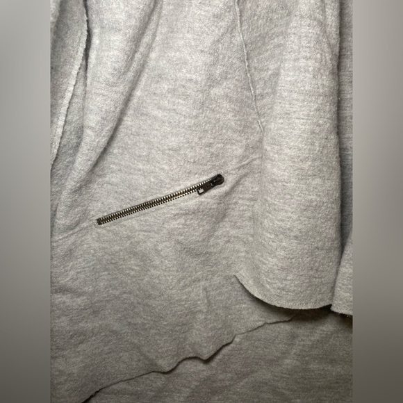 Eileen Fisher Sz ?? Gray Boiled Merino Wool Jacket Minimalist Capsule Wardrobe - Picture 4 of 10